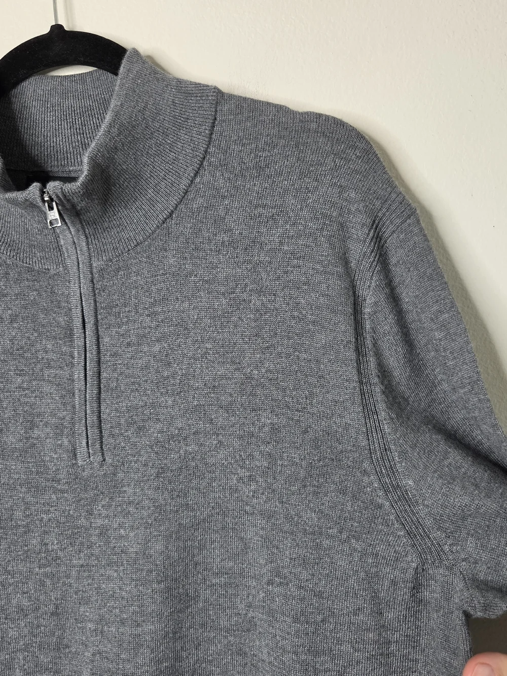 Banana Republic Merino Wool 1/4 Zip Sweater